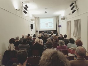 La sala dell'Istituto Italiano di Cultura ad Amsterdam